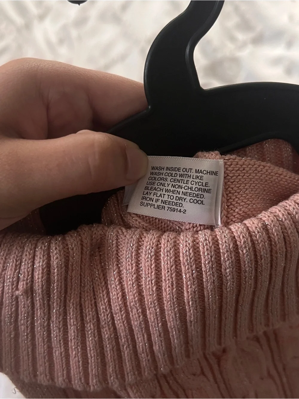 St. John’s Bark Peachy Pink Knit Dog Skirt Size M